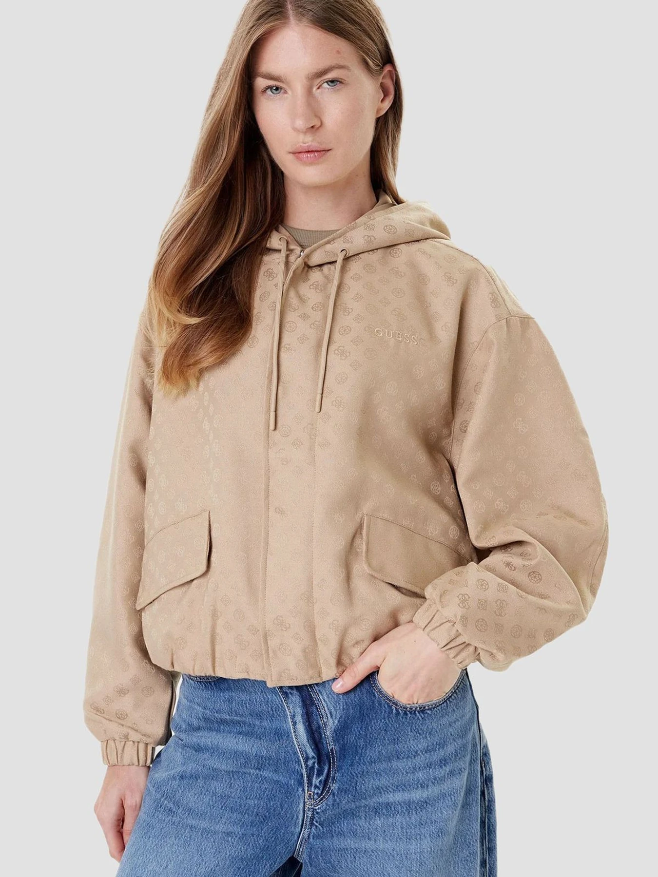 Куртки та дублянки GUESS модель V5YL02.WH492;F0EL Куртки та дублянки GUESS модель V5YL02.WH492;F0EL Фото