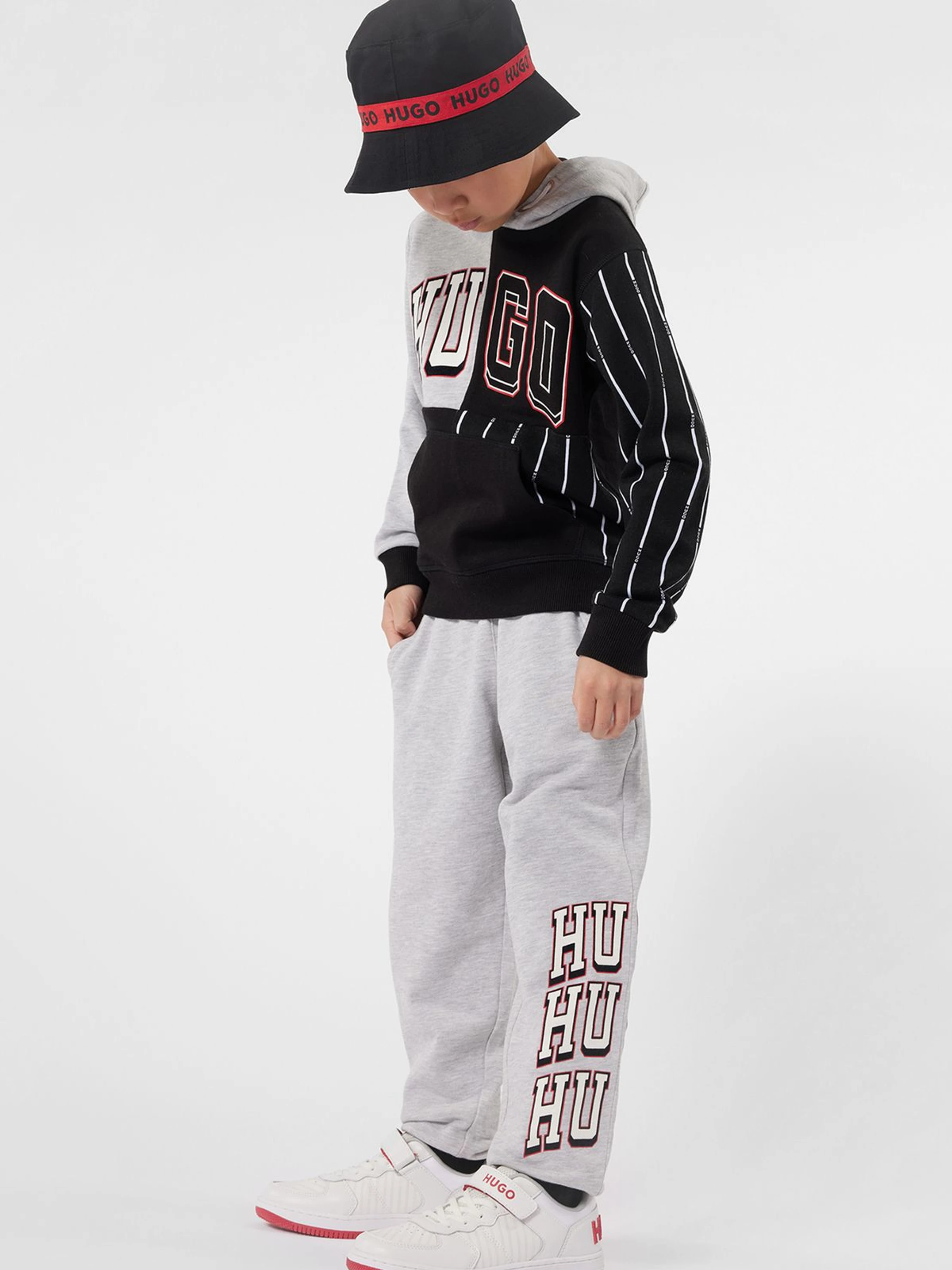 Бавовняне Дитяче Худі HUGO Kids фото 3