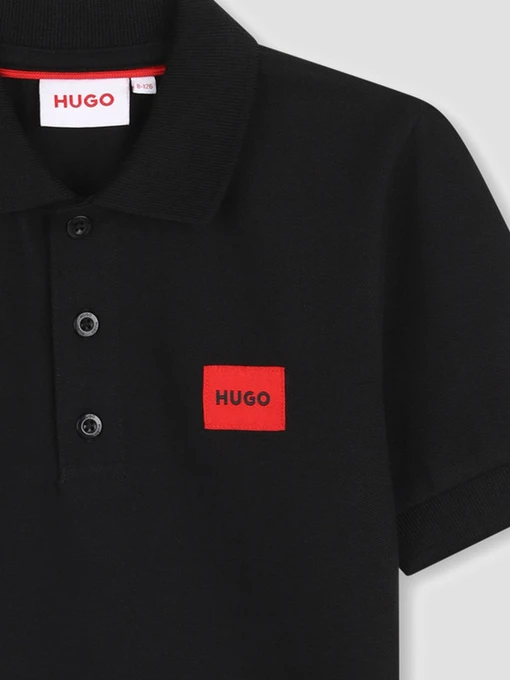 Бавовняне Дитяче Поло HUGO Kids фото 3