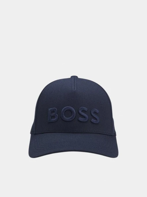 BOSS Кепка колір синій фото 2
