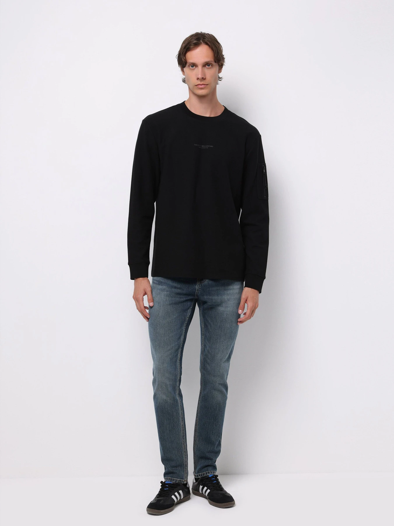 Худи и свитшоты Colin’s модель CL1075344_Q1.V1_BLK Фото