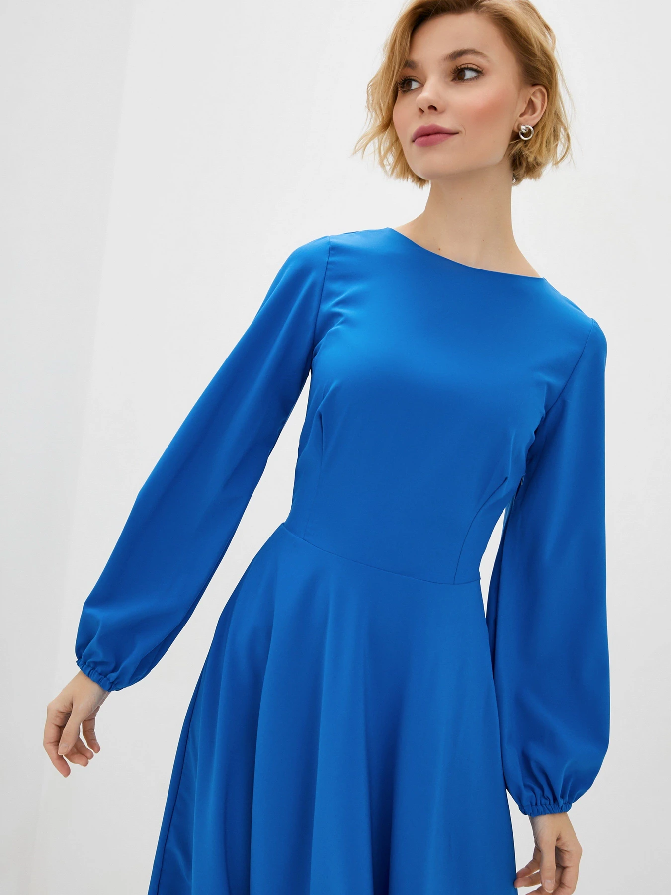 Платья ISSA Plus модель 12563_blue Фото