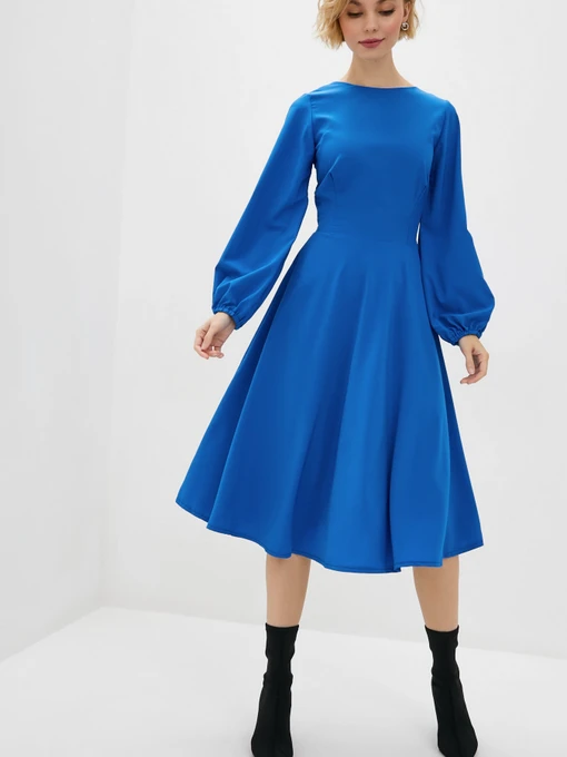 Сукні ISSA Plus модель 12563_blue Фото