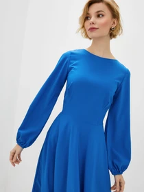 Платья ISSA Plus модель 12563_blue Фото