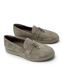 Сліпони та мокасини VILANSI модель V9004 BEIGE VELOUR Фото