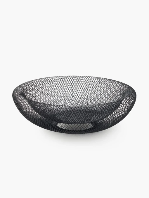 Корзина для фруктов металлическая черная MBM HOME модель KP-144 BLACK Фото