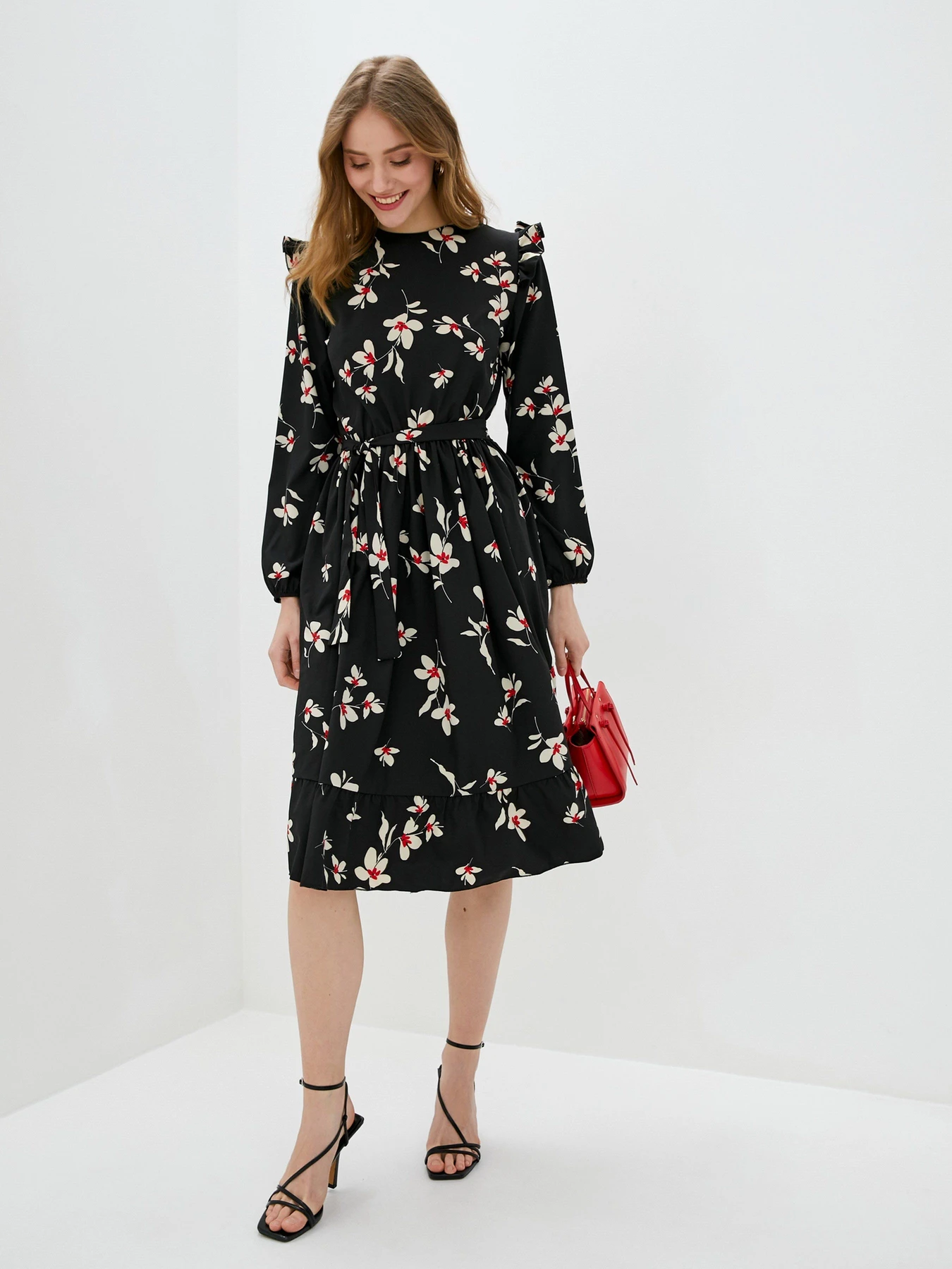 Платья ISSA Plus модель 13143_black Фото
