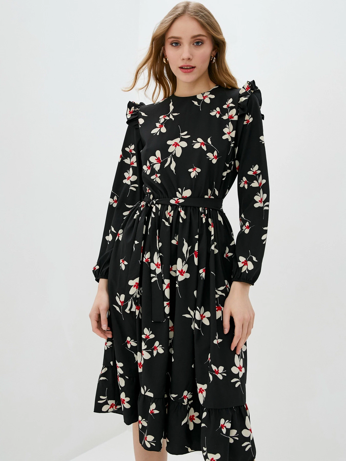 Платья ISSA Plus модель 13143_black Фото