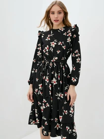 Платья ISSA Plus модель 13143_black Фото