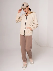 Костюмы ISSA Plus модель 13103B_brownbeige Фото