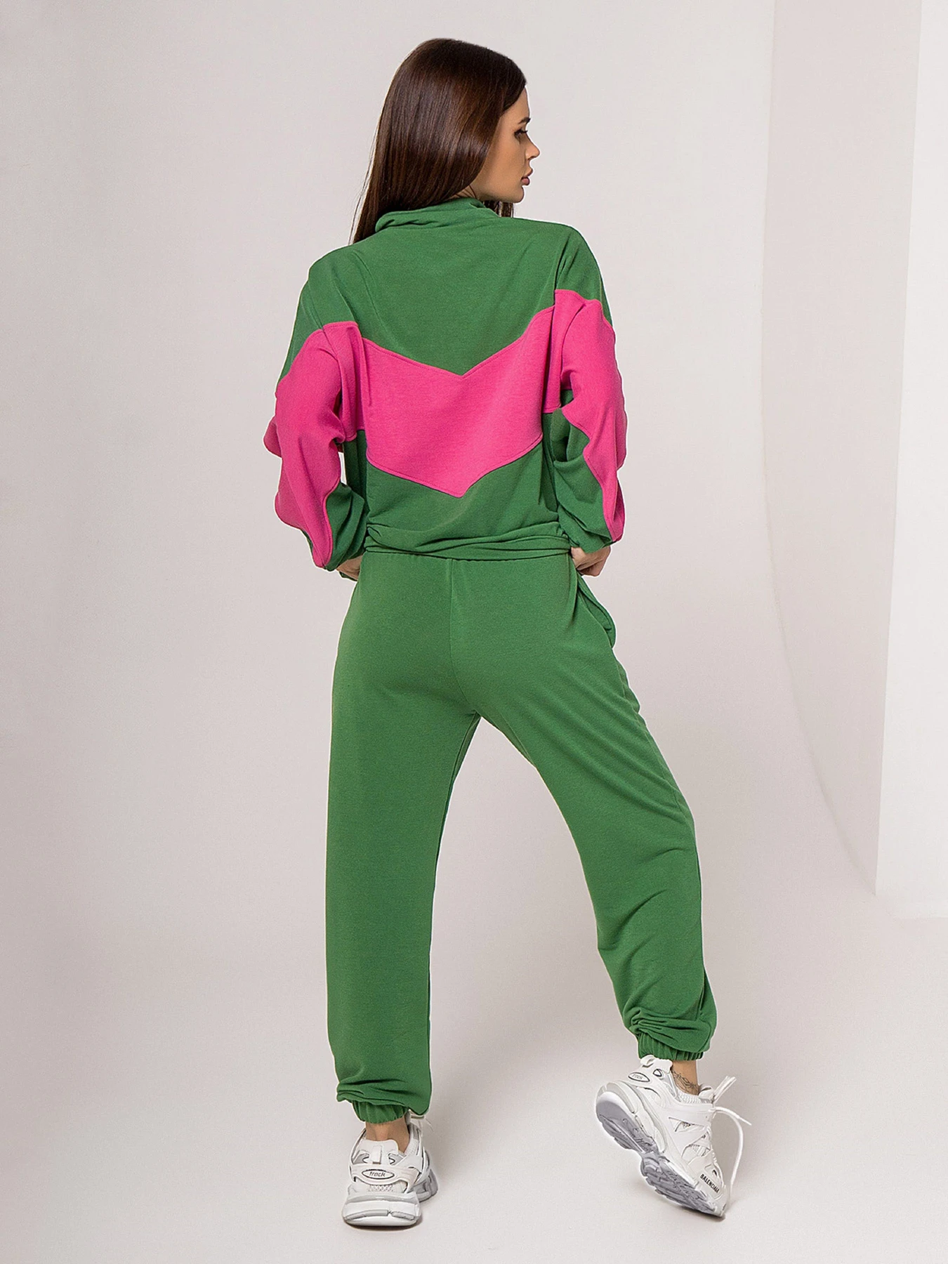 Костюми ISSA Plus модель 13135_green Костюми ISSA Plus модель 13135_green Фото