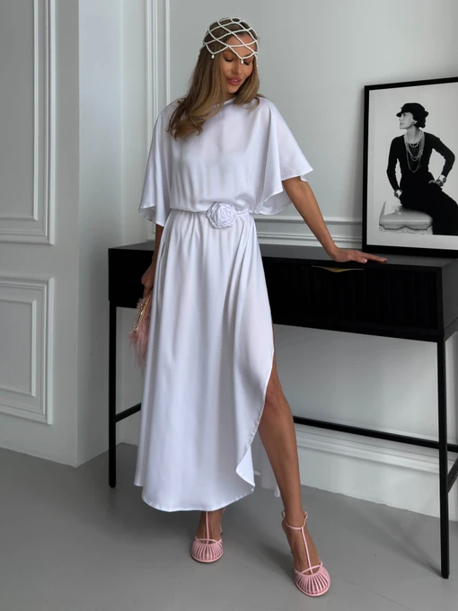Платья Jadone Fashion модель Suknya_Rouz_bila Фото