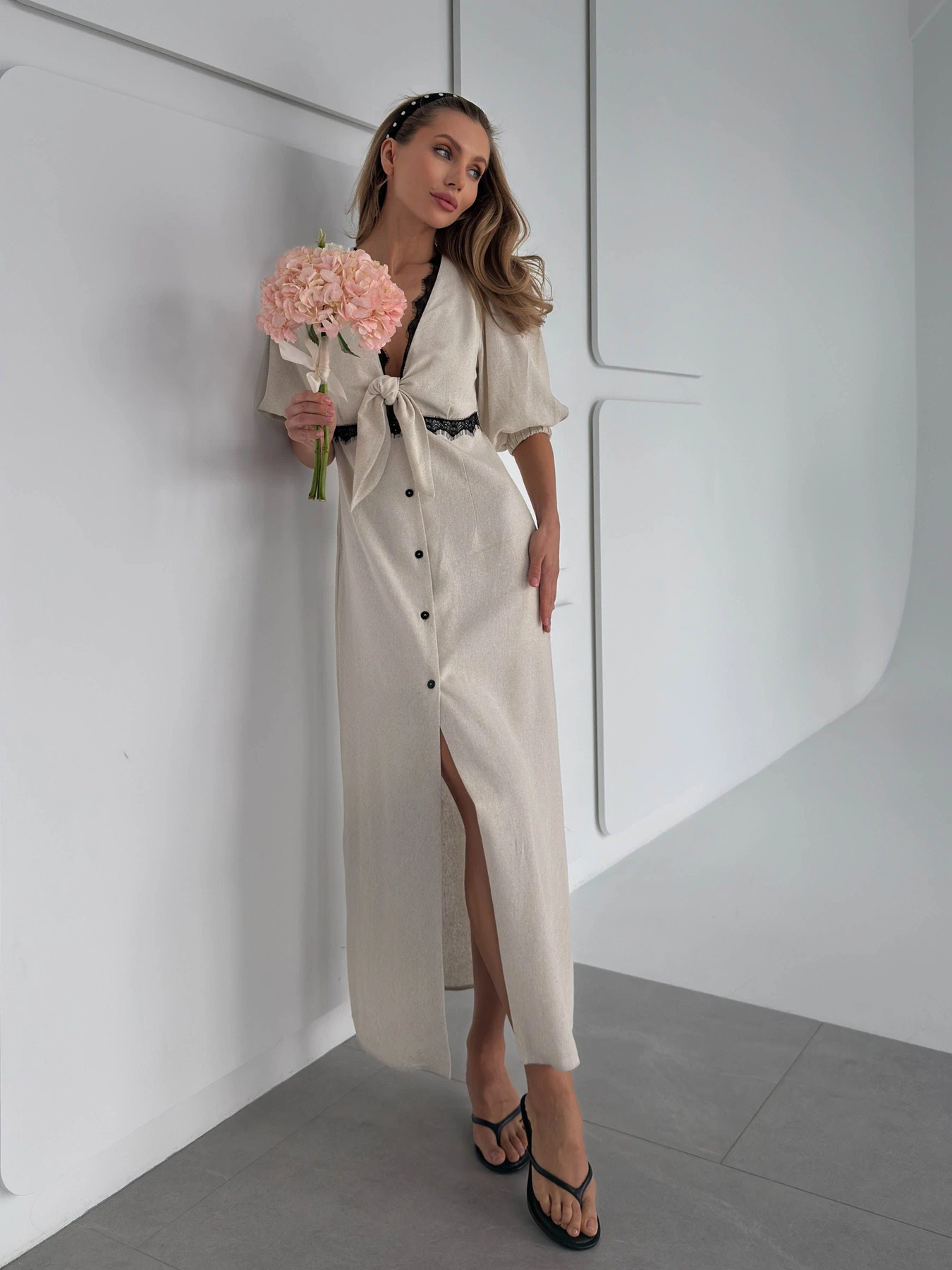 Платья Jadone Fashion модель Suknya_Lavita_bej Фото