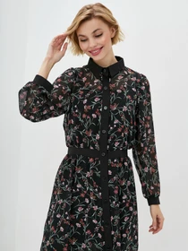 Платья ISSA Plus модель SA-367_black Фото