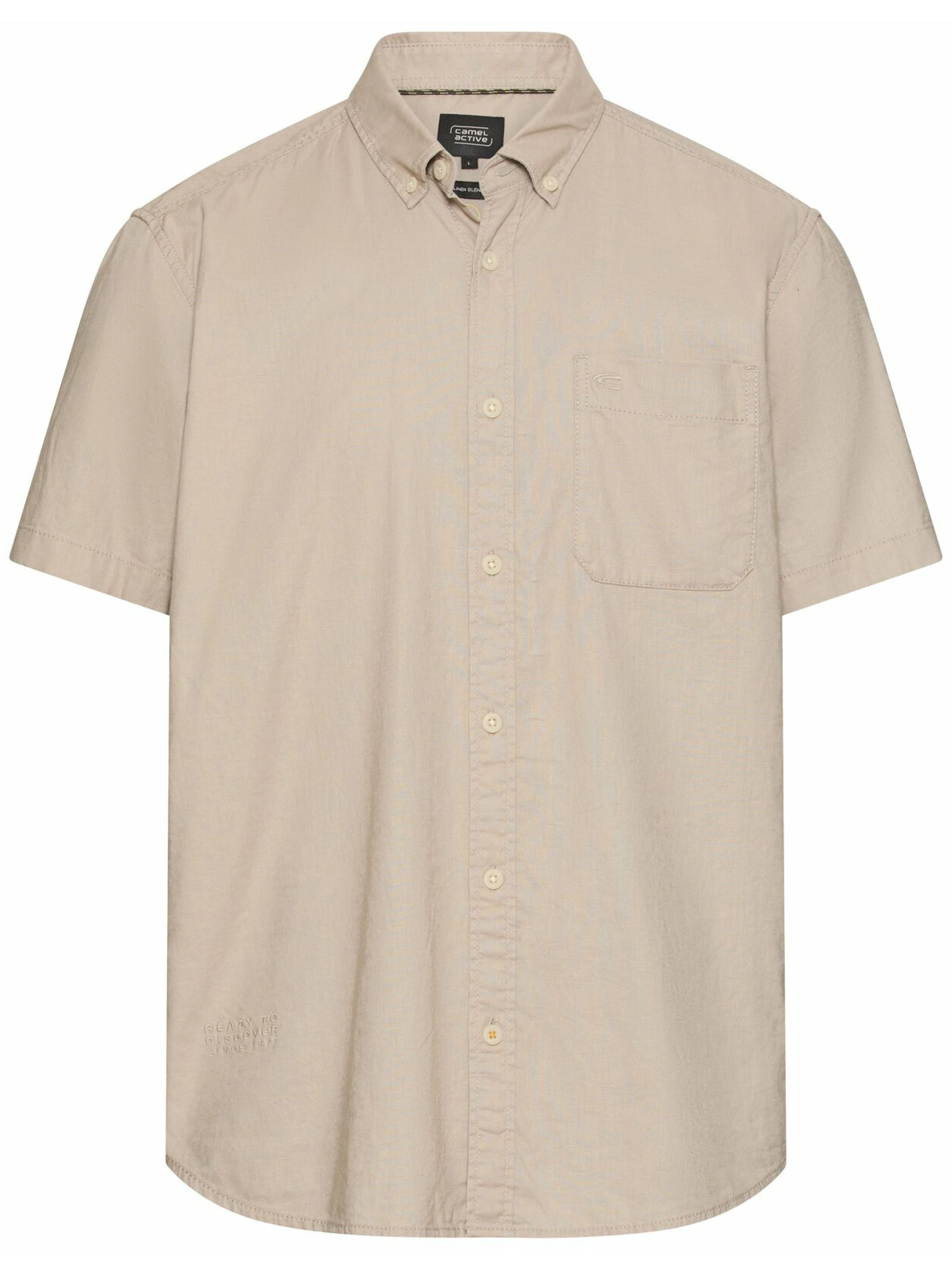 Лляна Чоловіча Сорочка повсякденна Camel Active Shirts 1/2 sleeves