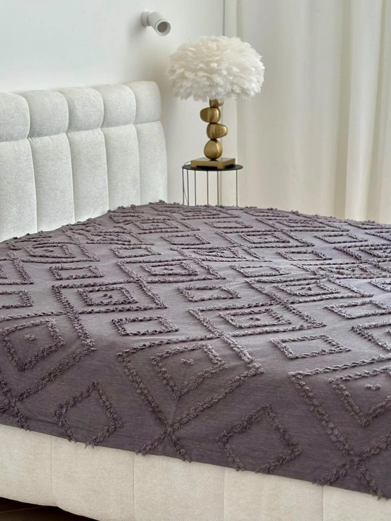 Покрывало Diamond Nordic , графит. Cosy модель DN180200GR Покрывало Diamond Nordic , графит. Cosy модель DN180200GR Фото