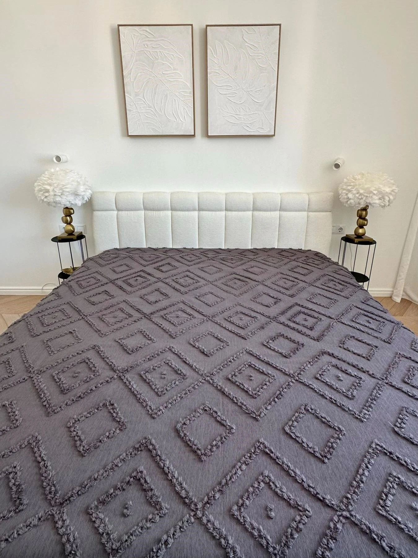 Покрывало Diamond Nordic , графит. Cosy модель DN180200GR Покрывало Diamond Nordic , графит. Cosy модель DN180200GR Фото