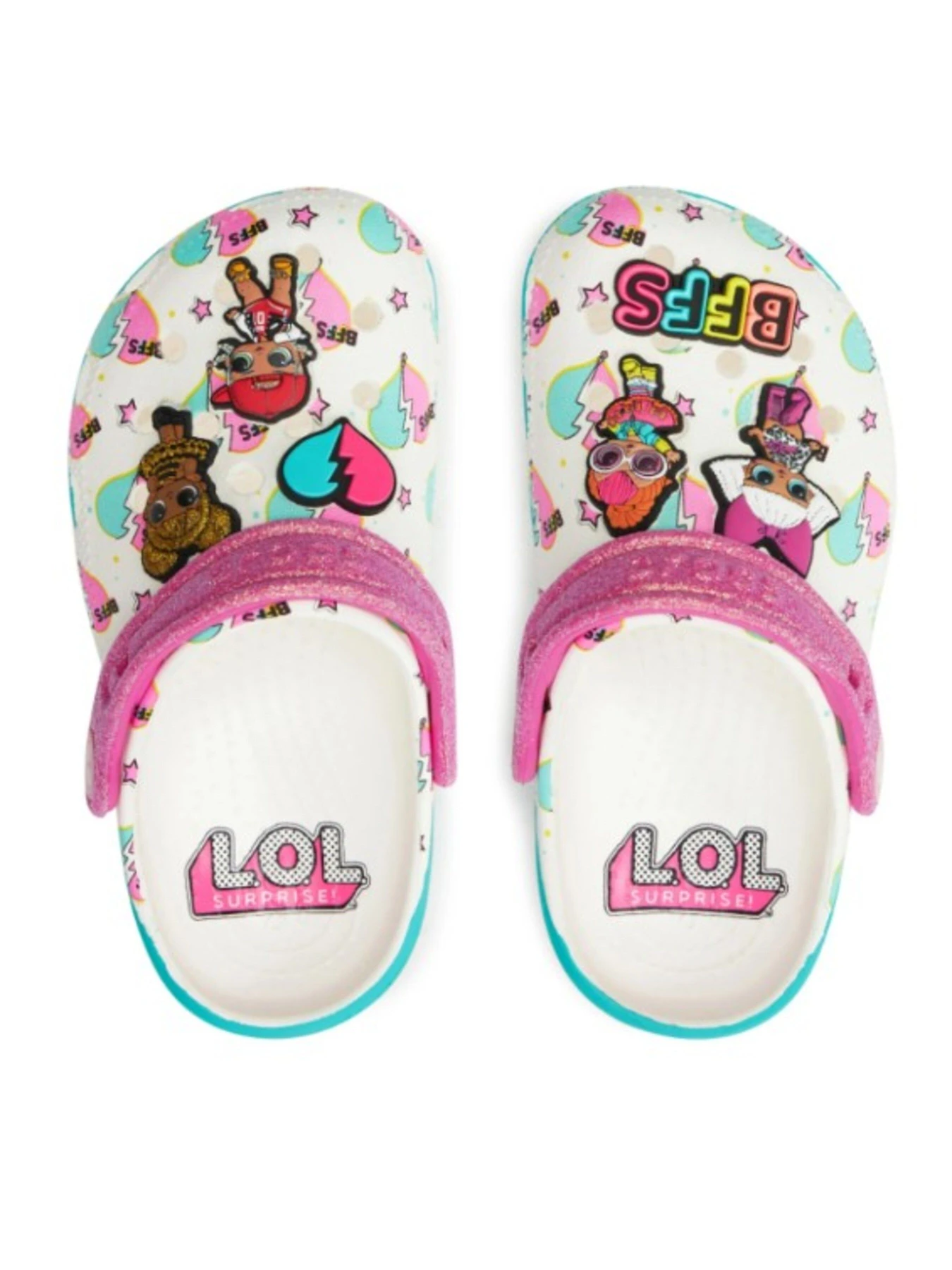 Шльопанці Crocs модель 209466WHI Фото