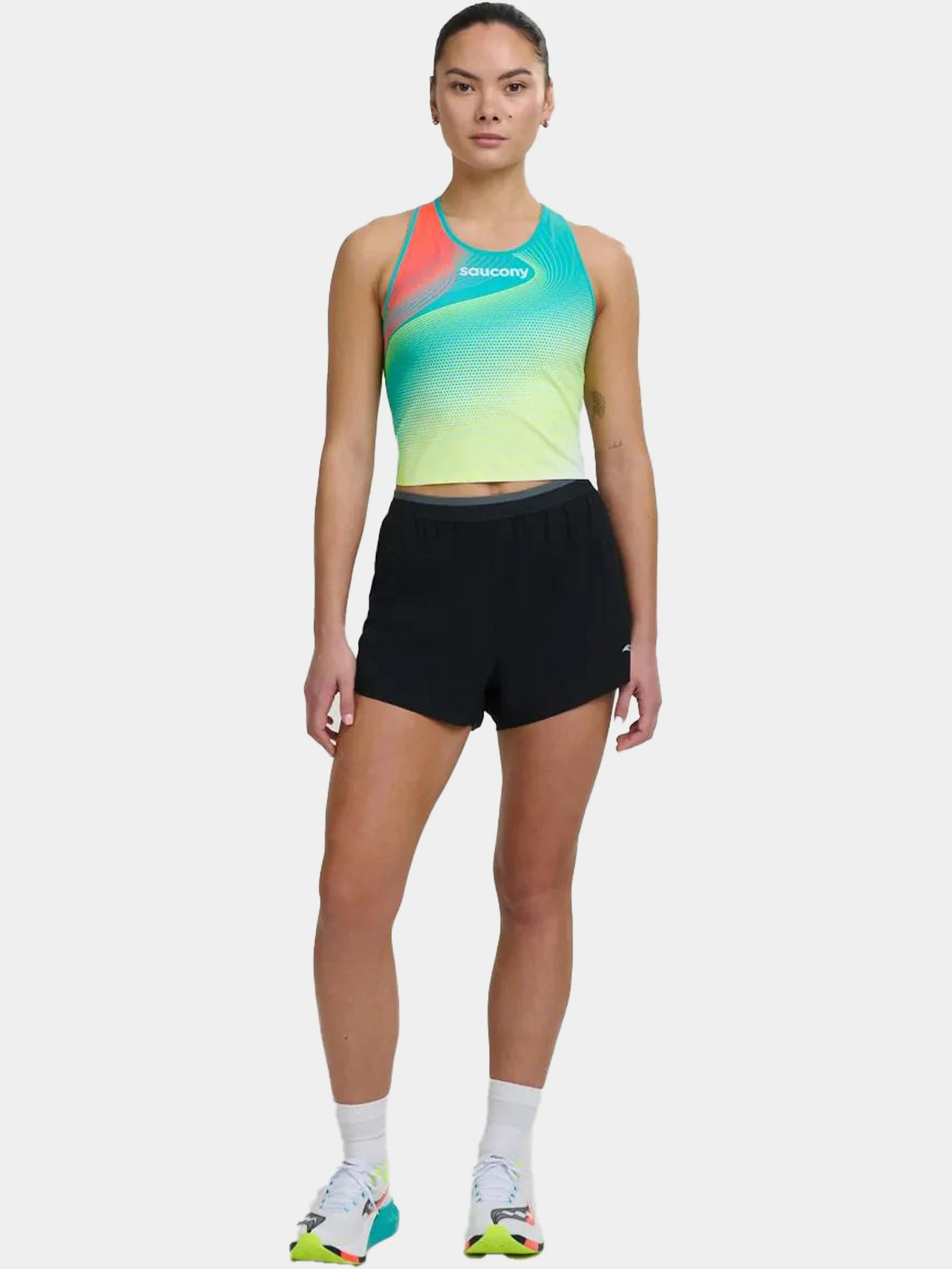 Шорты Saucony модель SAW800498-BKSW Шорты Saucony модель SAW800498-BKSW Фото