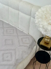 Покрывало Diamond Nordic , светло-серый. Cosy модель DN180200LG Фото