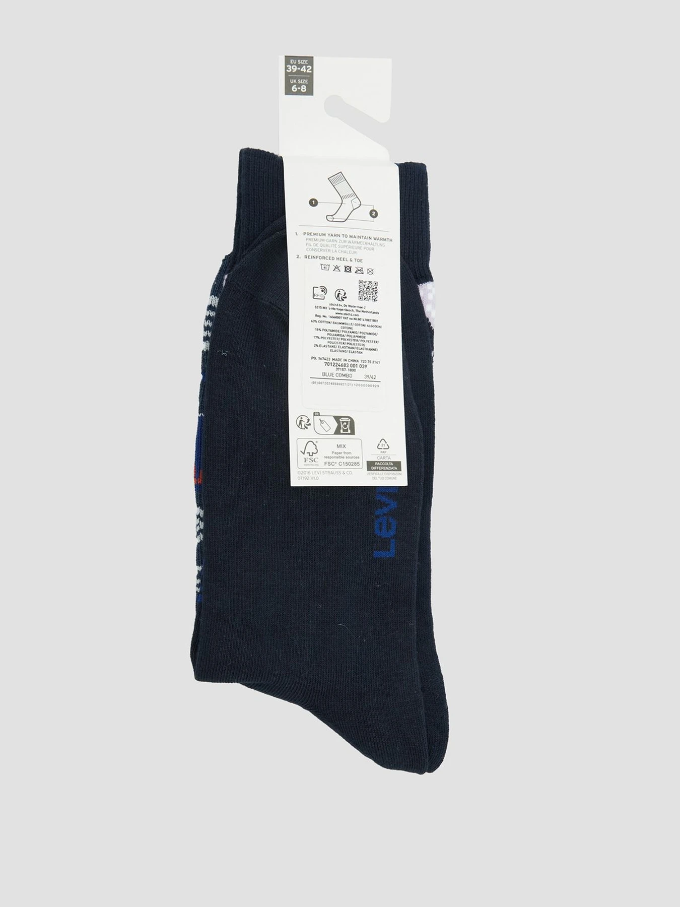 Шкарпетки та гольфи Levi's модель 701224683;001 Шкарпетки та гольфи Levi's модель 701224683;001 Фото