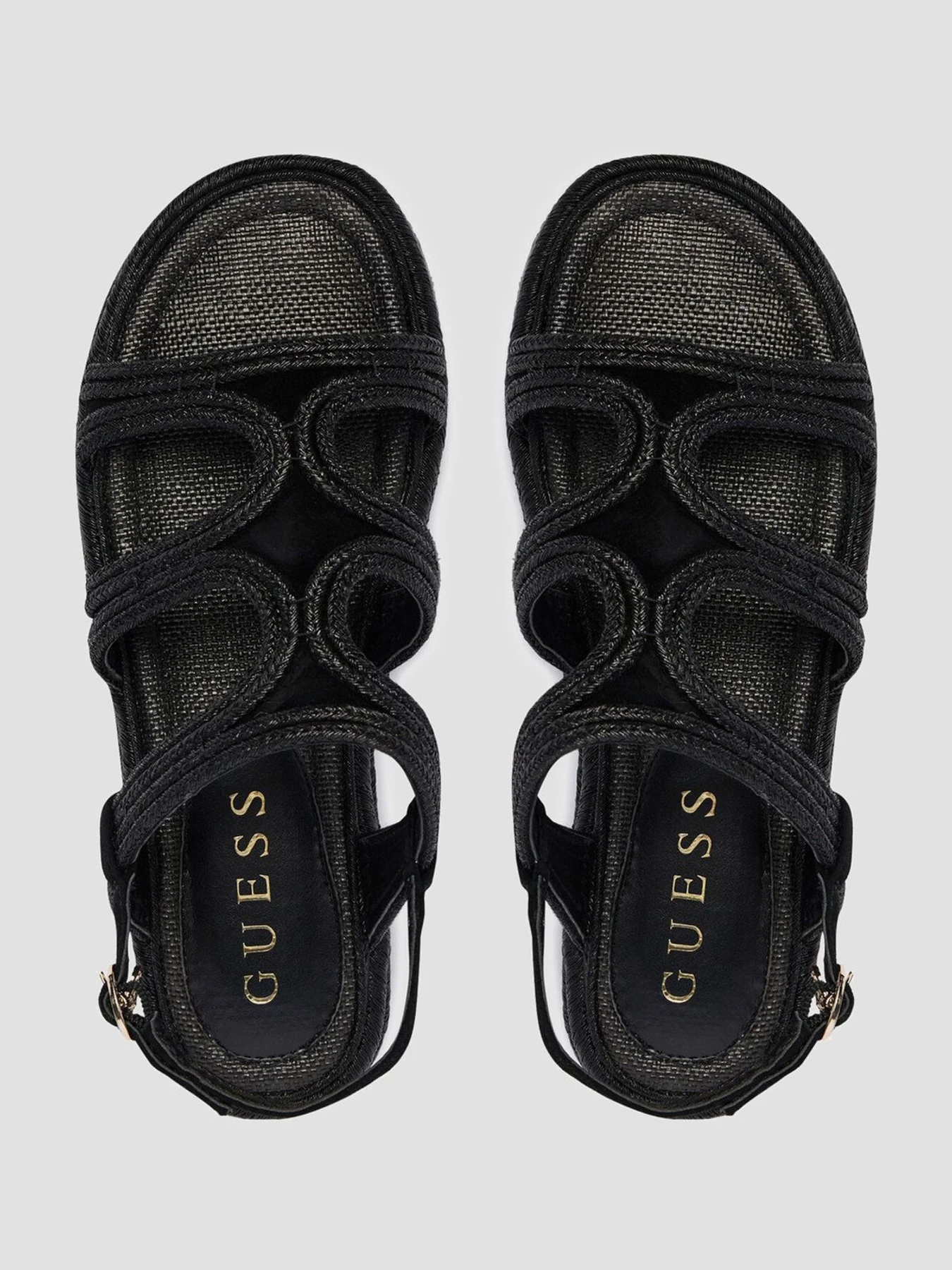 Сандалии GUESS модель FLJKLR.FAB03;BLACK Сандалии GUESS модель FLJKLR.FAB03;BLACK Фото