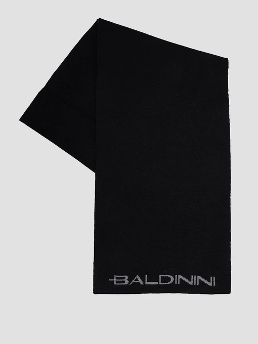 Baldinini Шарф колір чорний фото 2