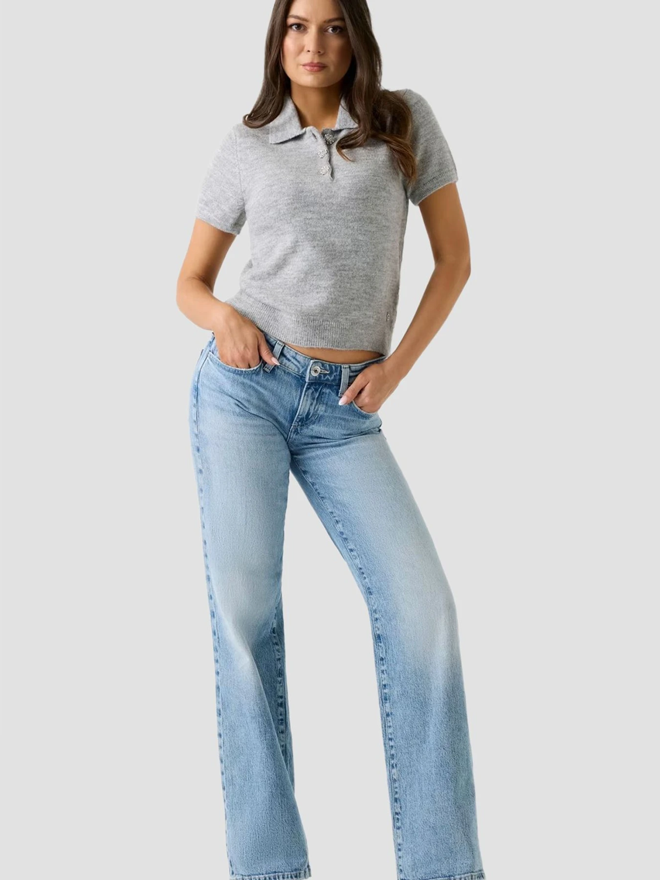 Футболки и поло GUESS модель W6RR34.Z4382;LMGY Футболки и поло GUESS модель W6RR34.Z4382;LMGY Фото