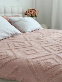 Покрывало «Diamond Nordic», тускло-розовые. Cosy модель DN180200DP Фото