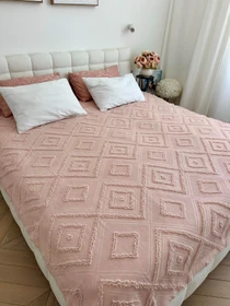 Покрывало «Diamond Nordic», тускло-розовые. Cosy модель DN180200DP Фото