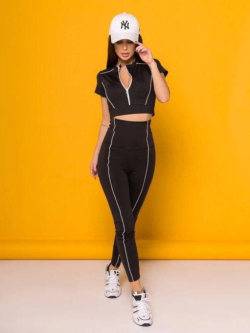 Костюми ISSA Plus модель 13144_black Фото