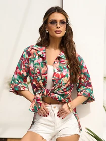 Рубашки ISSA Plus модель 15634_мультиколор Фото