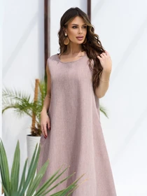 Платья ISSA Plus модель 15655_коричневый Фото