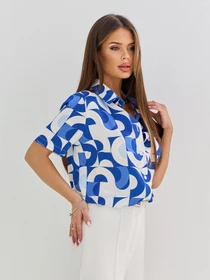 Рубашки ISSA Plus модель 15709_мультиколор Фото