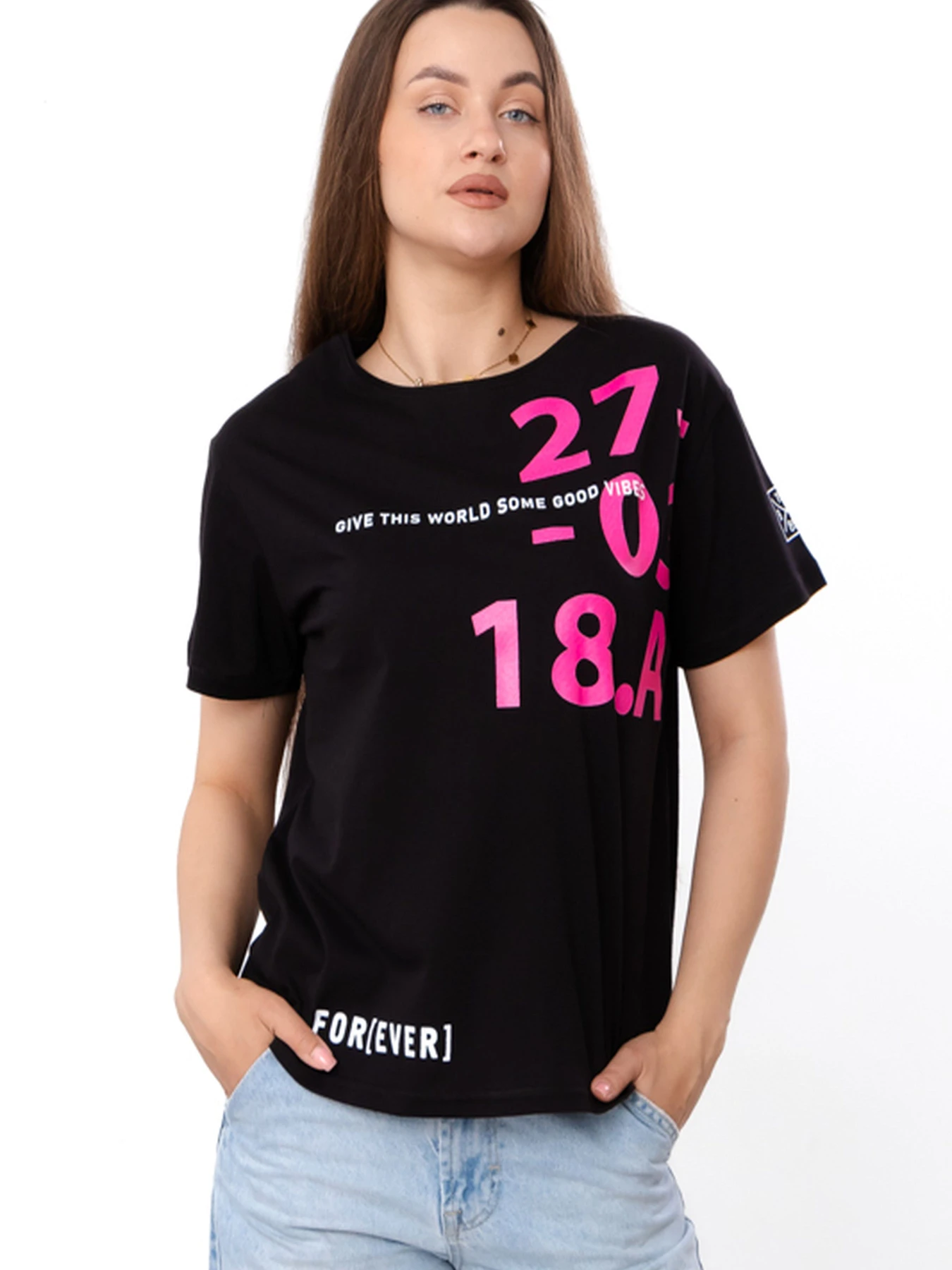 Футболки и поло Носи своє модель 8127-001-33-1-chornij-forever Фото