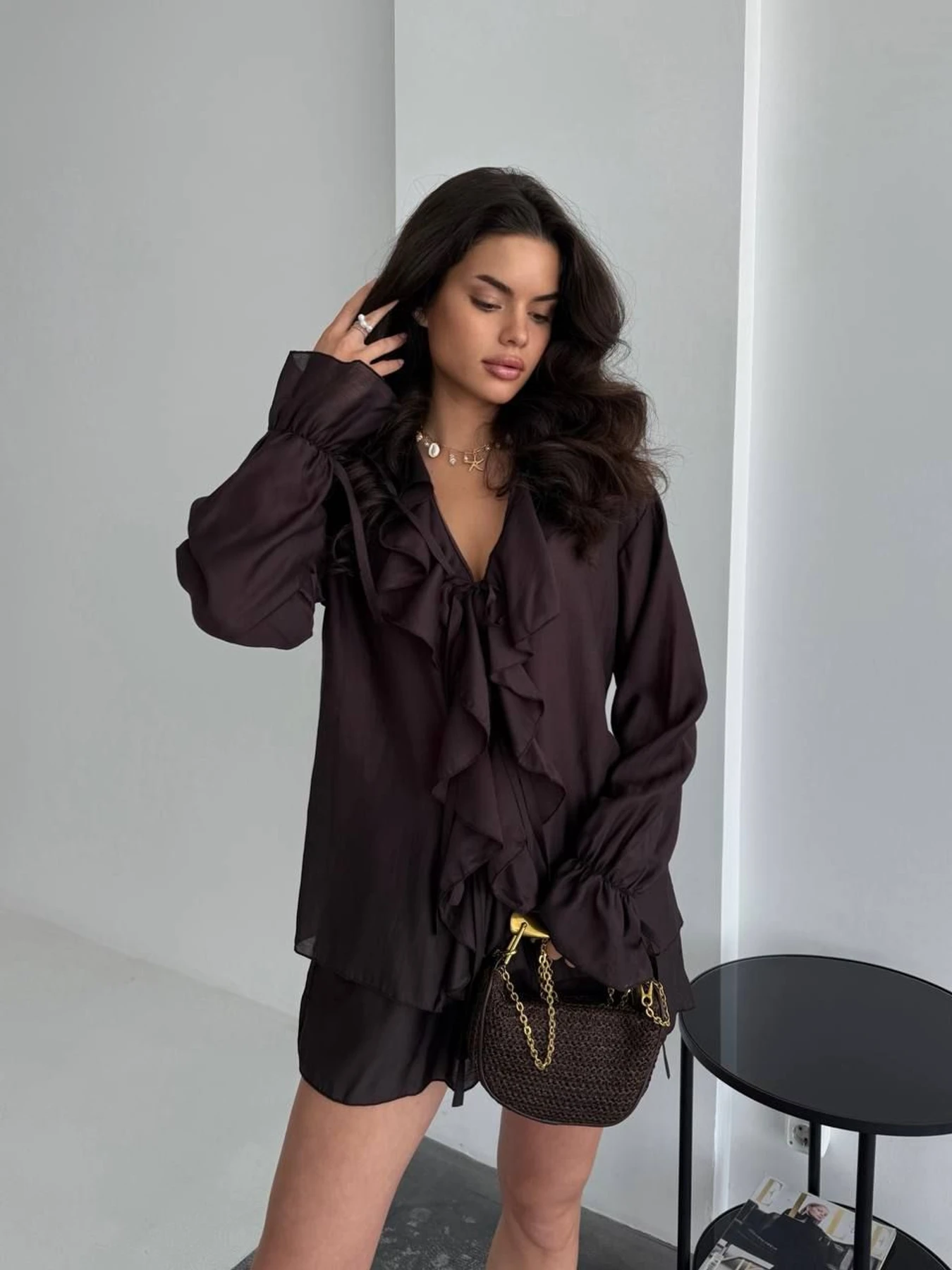 Костюмы Uaclothes модель like18562-korichnevj Костюмы Uaclothes модель like18562-korichnevj Фото