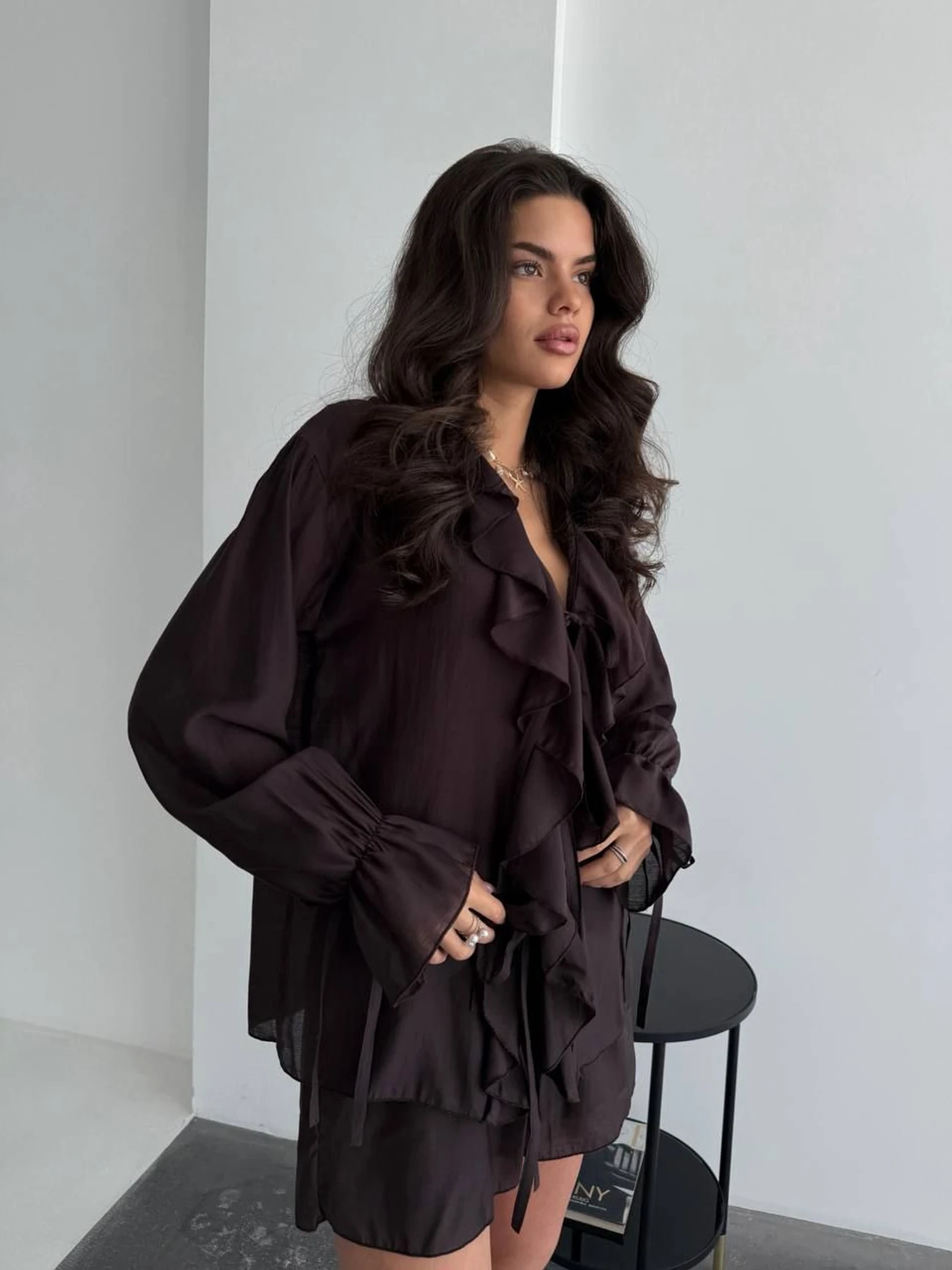 Костюмы Uaclothes модель like18562-korichnevj Костюмы Uaclothes модель like18562-korichnevj Фото