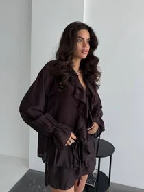 Костюмы Uaclothes модель like18562-korichnevj Фото