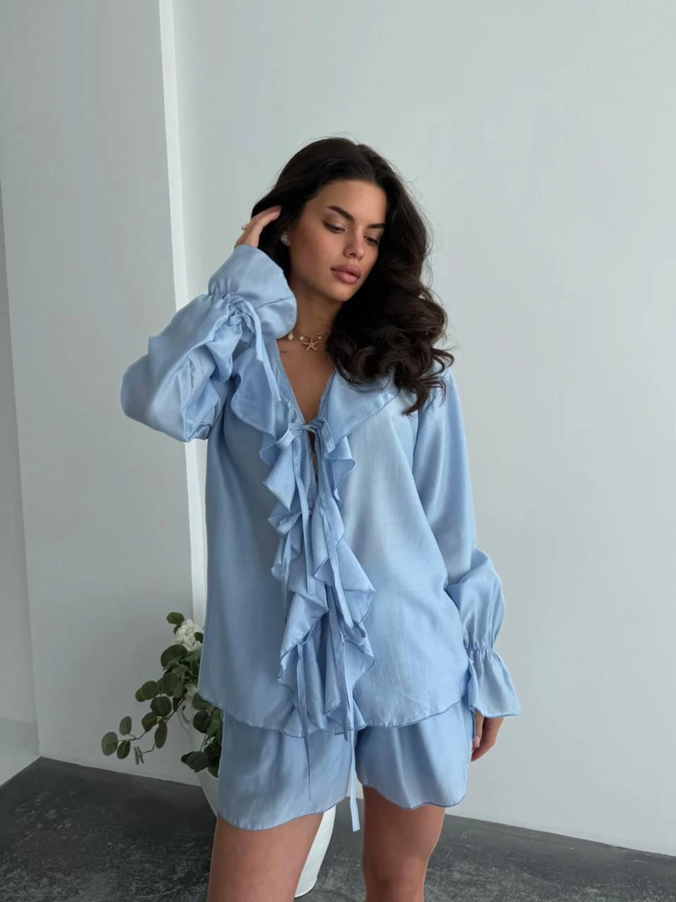 Костюмы Uaclothes модель like18562-goluboj Костюмы Uaclothes модель like18562-goluboj Фото