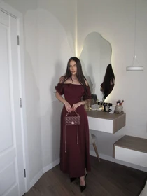 Платья Uaclothes модель like18533-bordovj Фото