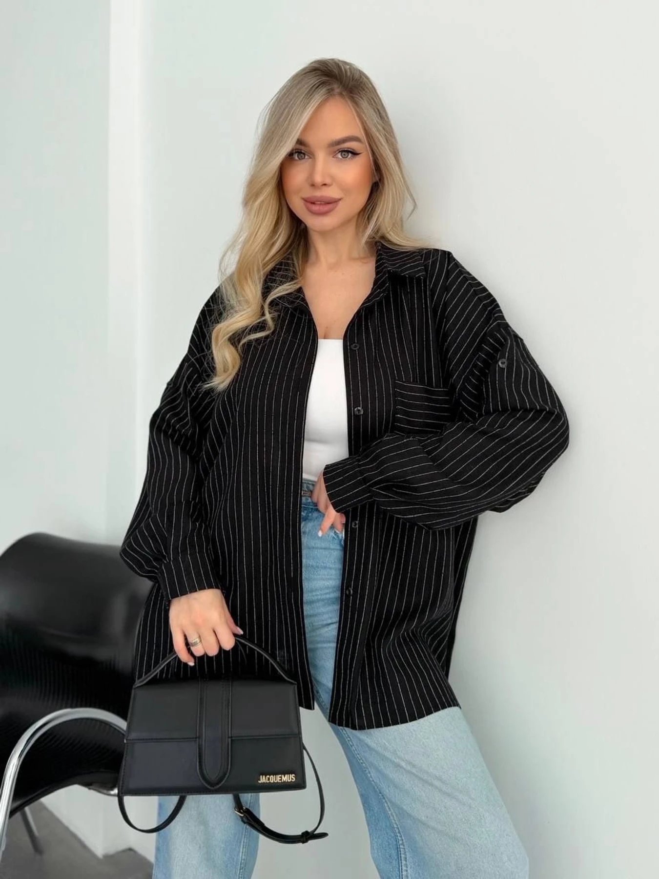 Рубашки Uaclothes модель like18495-chernj Рубашки Uaclothes модель like18495-chernj Фото