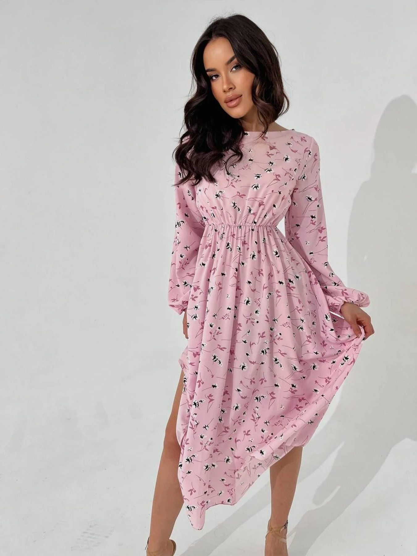 Платья Uaclothes модель like18463-pudrovj Фото