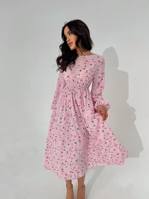 Платья Uaclothes модель like18463-pudrovj Фото