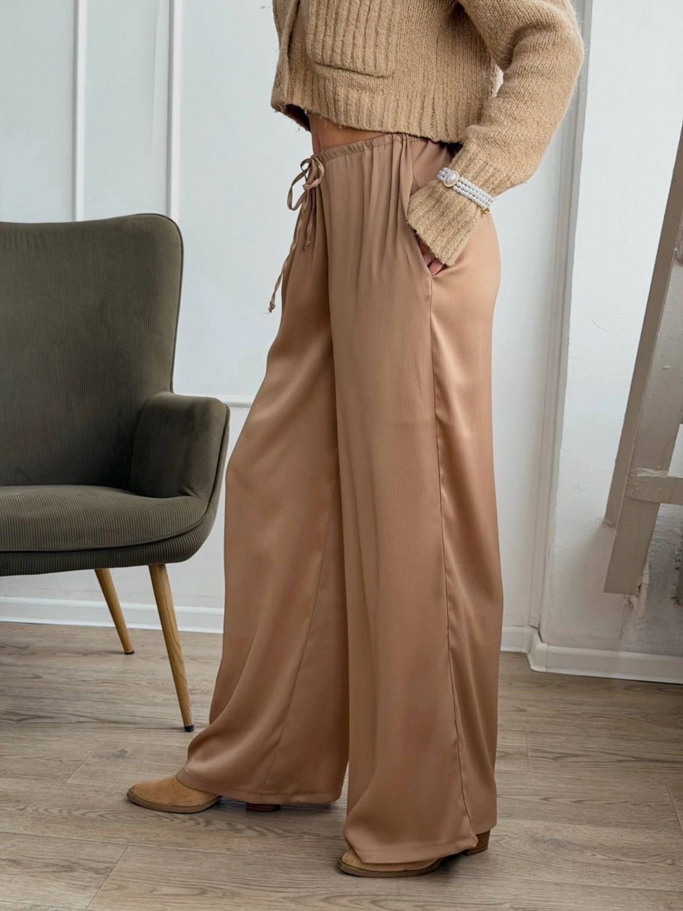 Штани Uaclothes модель like18452-bezhevj Фото
