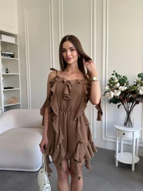 Комбинезоны Uaclothes модель like18425-kofejnij Фото