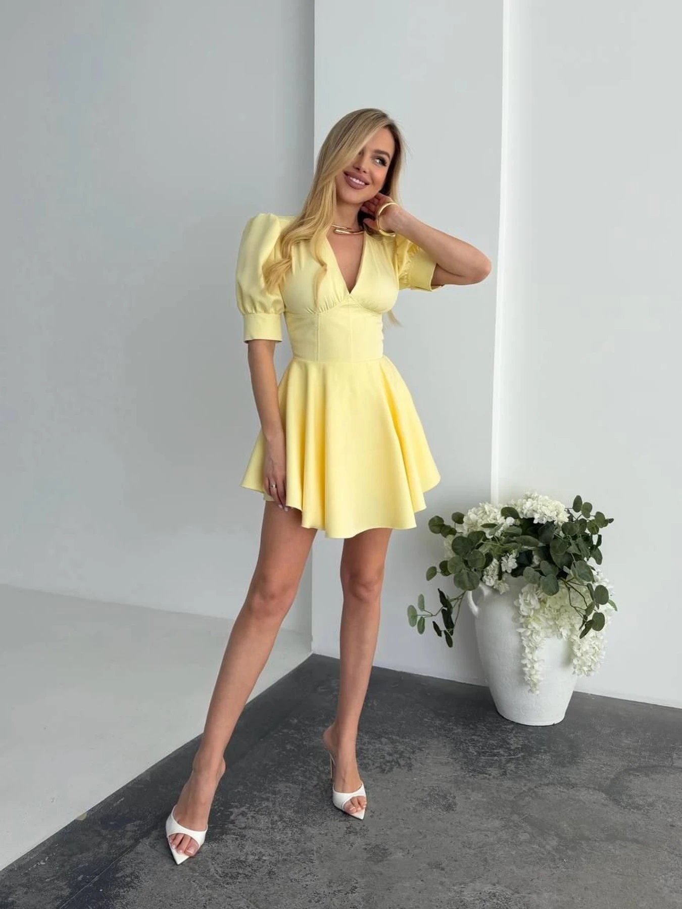 Платья Uaclothes модель like18404-zheltj Платья Uaclothes модель like18404-zheltj Фото