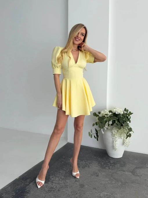 Платья Uaclothes модель like18404-zheltj Фото