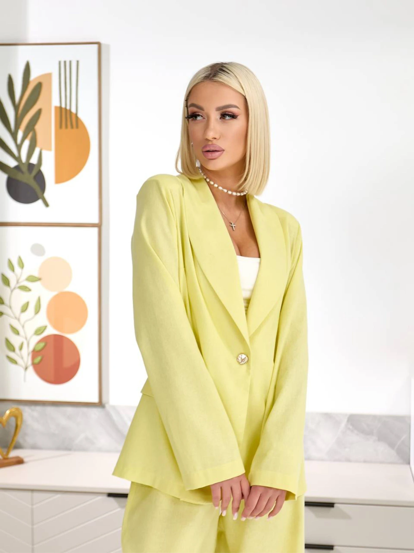 Костюмы Uaclothes модель like18403-zheltj Костюмы Uaclothes модель like18403-zheltj Фото