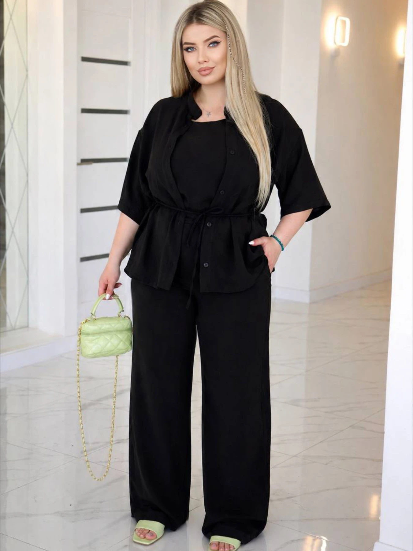 Костюмы Uaclothes модель like18381-chernj Костюмы Uaclothes модель like18381-chernj Фото