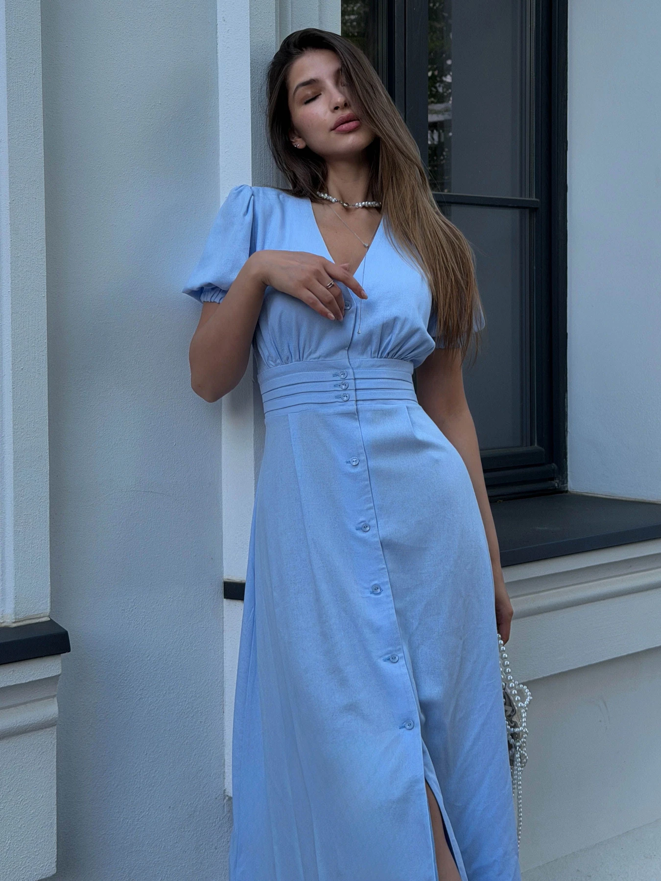 Платья Jadone Fashion модель Eliya_blue Фото